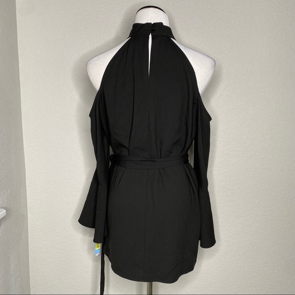 Antonio Melani Asher Long Sleeve Cold Shoulder Blouse Size Medium - Picture 6 of 7